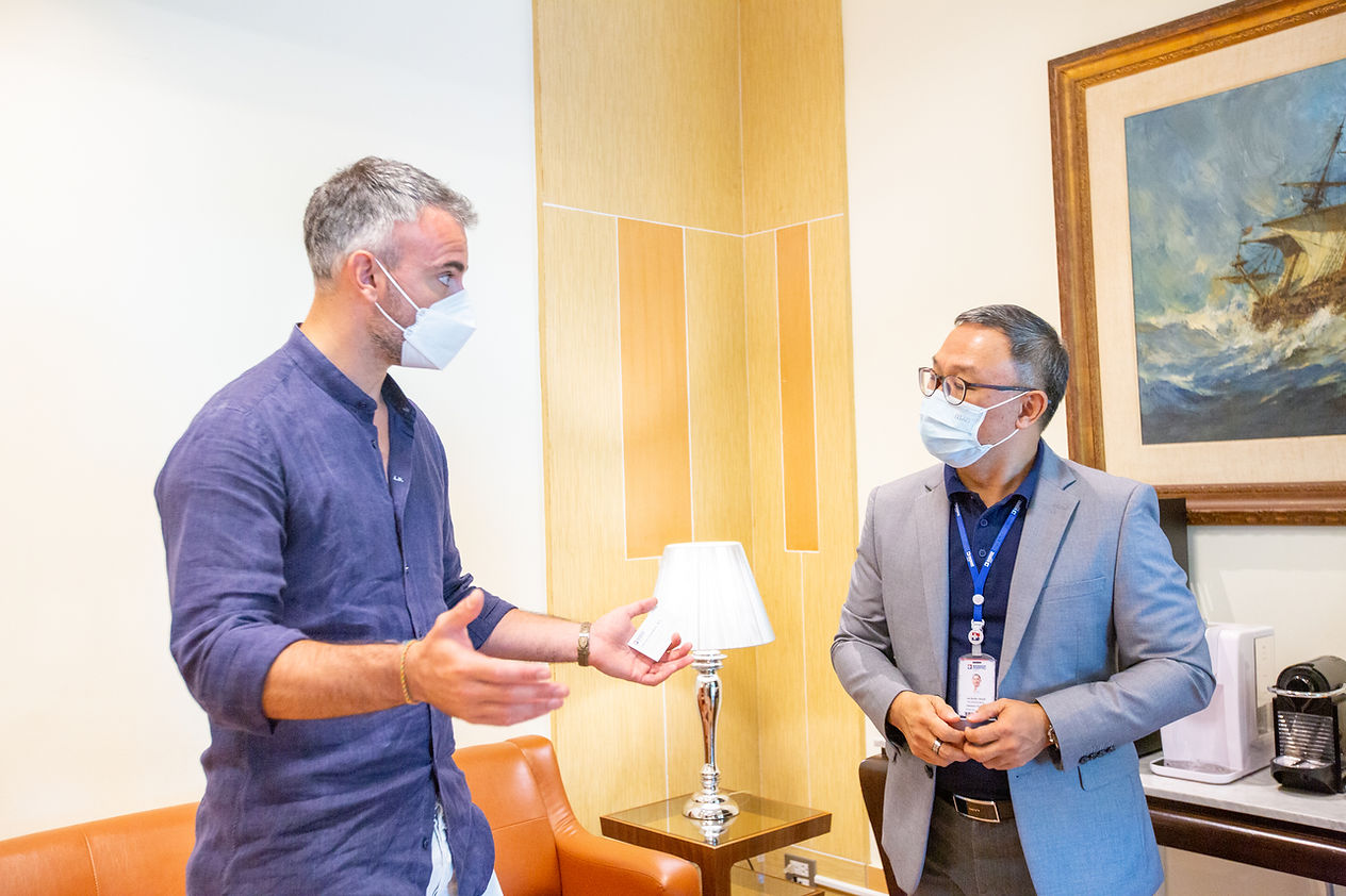 Luca Dotti, Founder, and Managing Director at HOMA, and Dr. Chatchai Charoensri, Director of Bangkok Hospital Phuket 