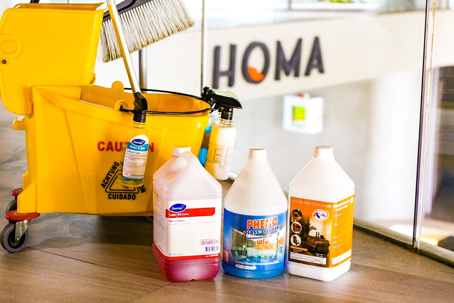 HOMA uses eco-friendly cleaning products