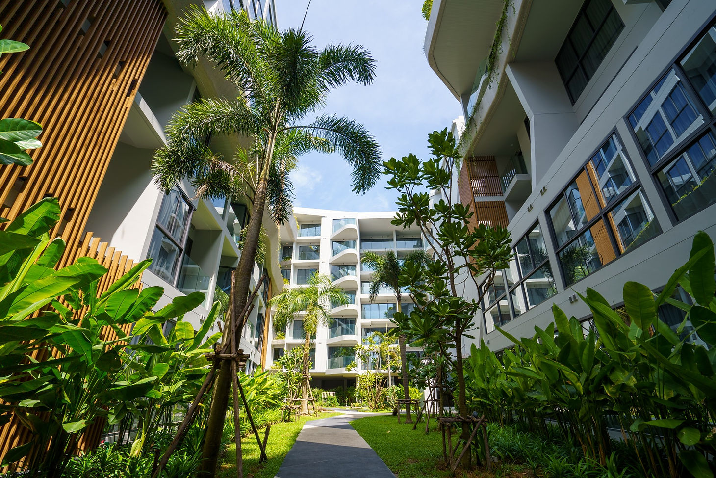 HOMA Phuket Town complex walkway 